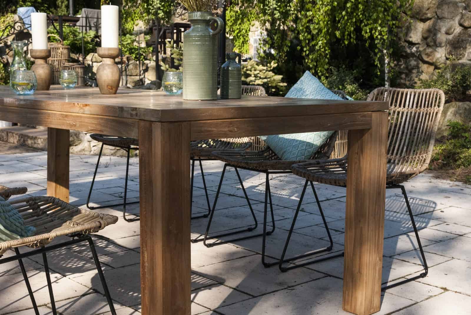деревянный стол для сада NIMES