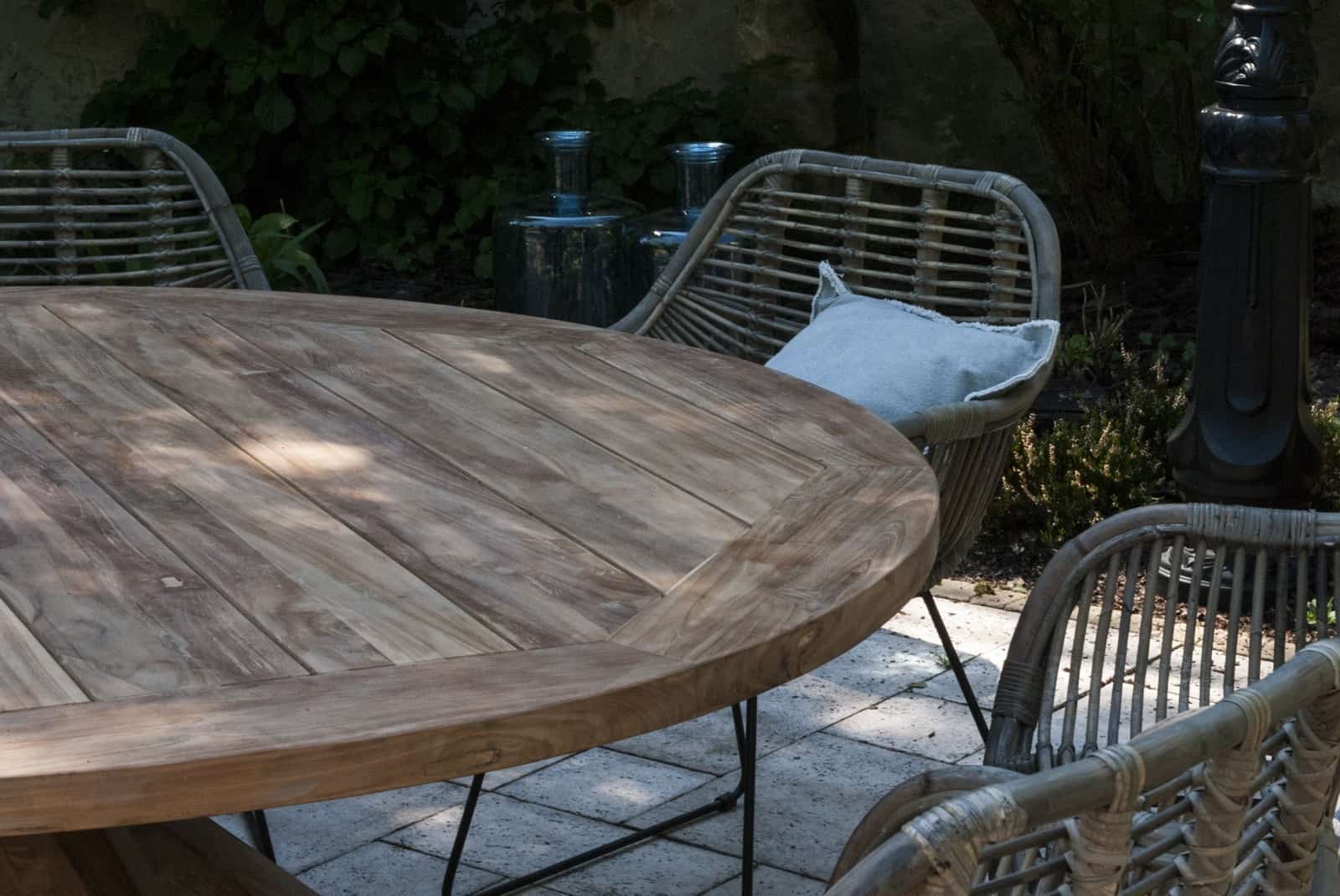 Деревянный садовый стол BORDEAUX