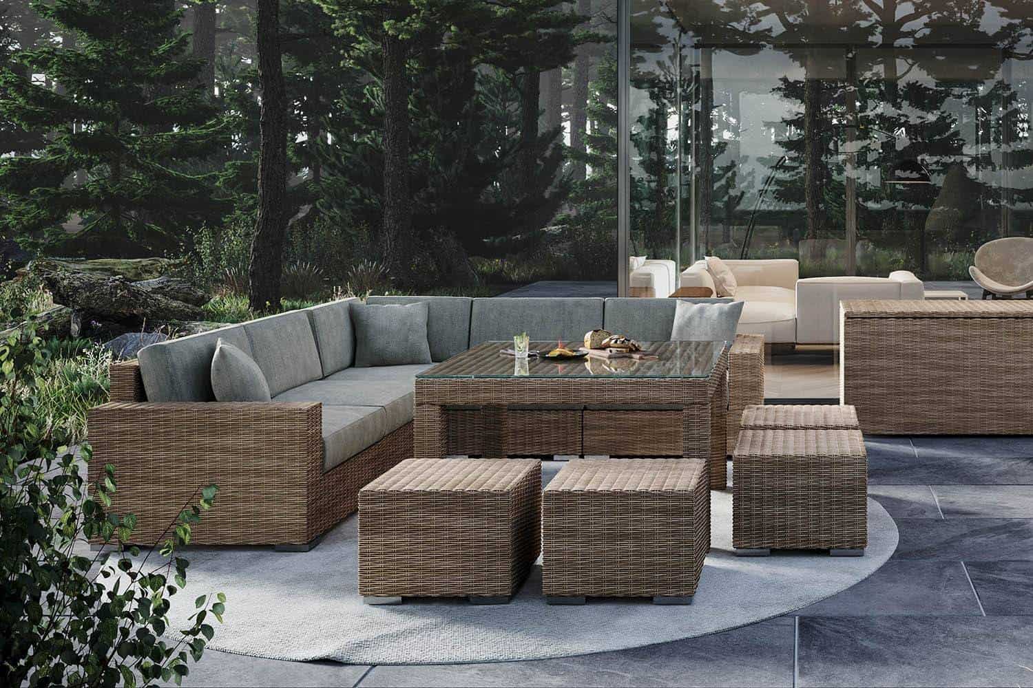 Комплект мебели MILANO для зимнего сада
