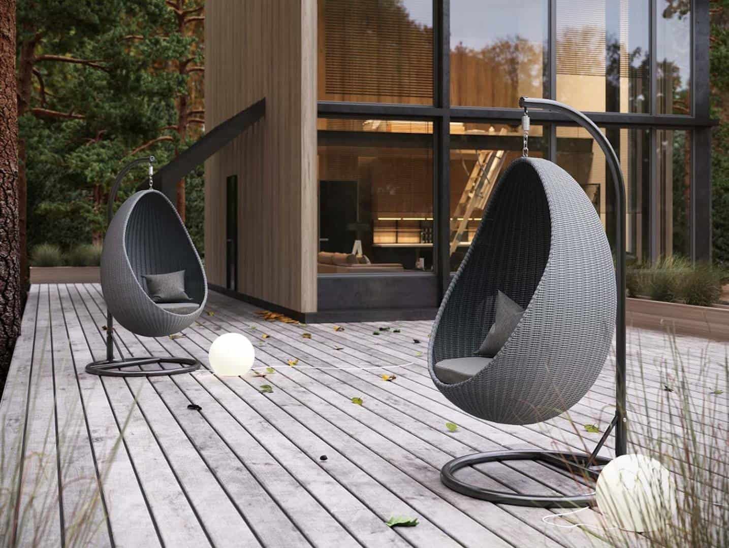 Подвесные кресла KOKON для зимнего сада