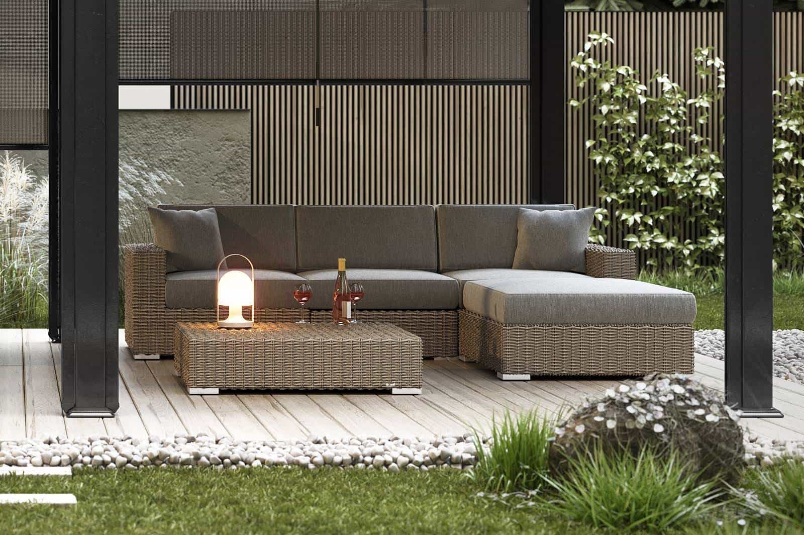 садовая модульная мебель MILANO