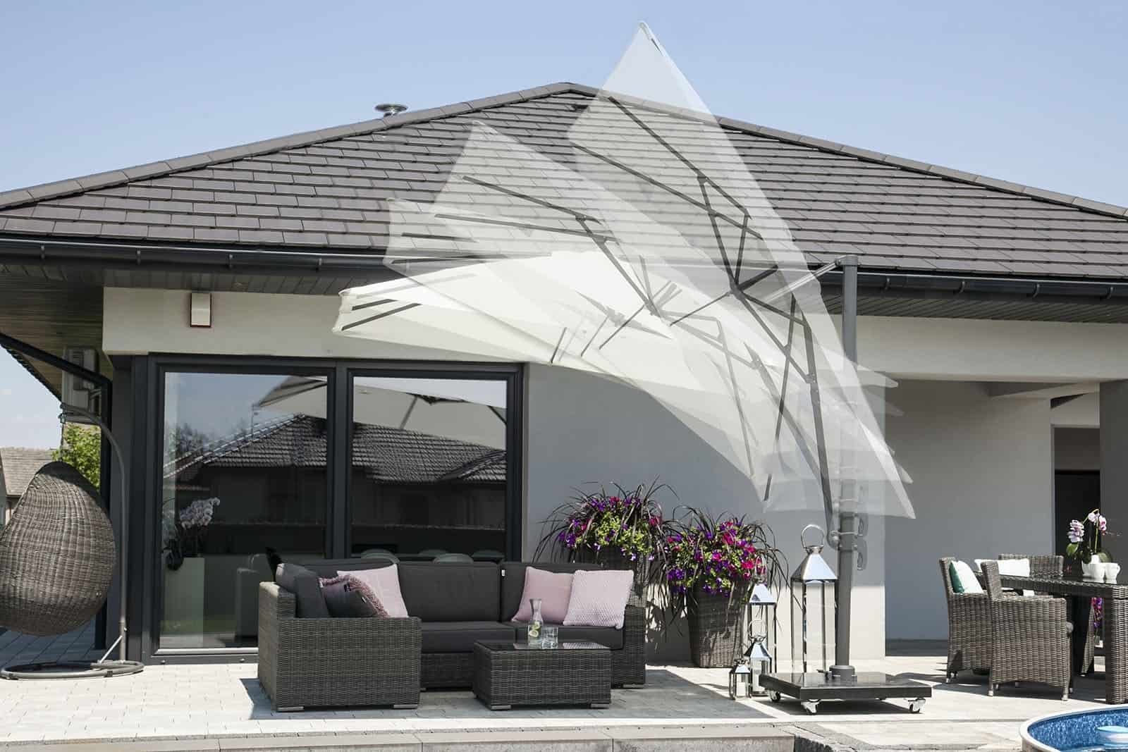 садовый зонт с освещением LED CHALLENGER GLOW 3,5м