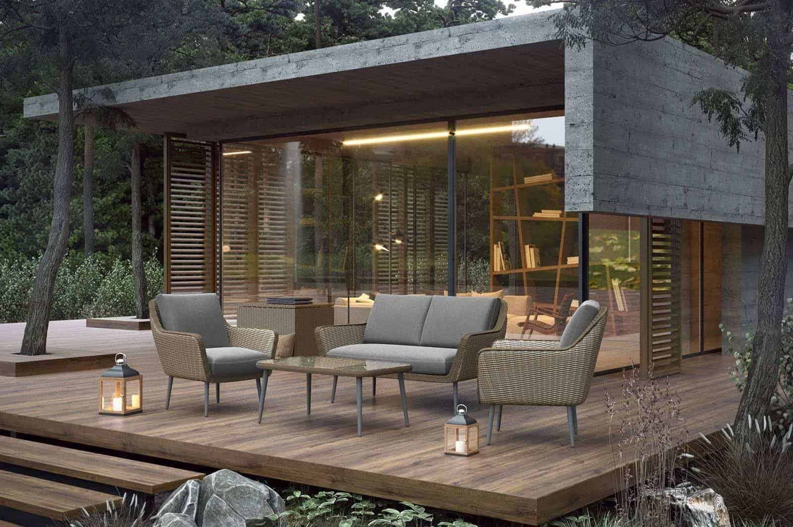 современные садовые стулья Monza