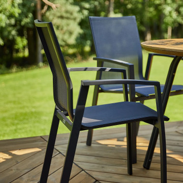 Садовый стол SIMI ⌀ 120 см EUKALIPTUS