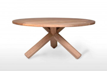 Садовый стол из тика BORDEAUX Ø150 см
