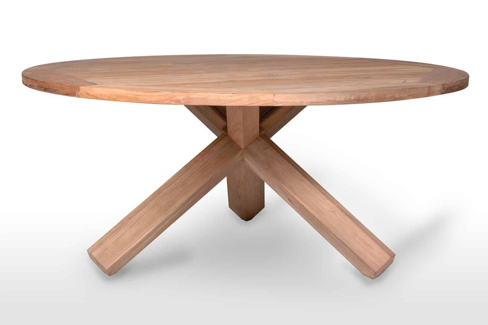 Садовый стол из тика BORDEAUX Ø170 см