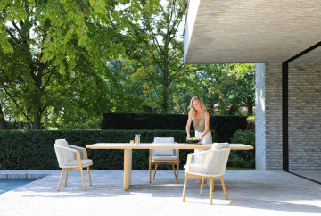 Садовое кресло HAVEN teak мокка