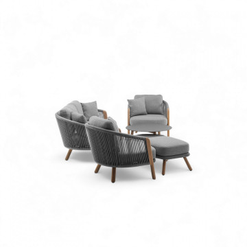 Комплект садовой мебели HAVEN антрацит