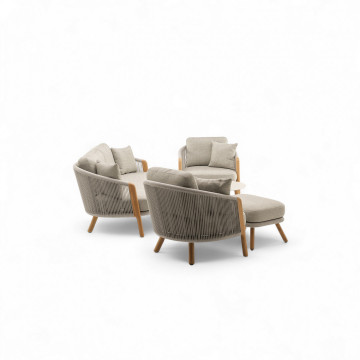 Комплект садовой мебели HAVEN мокка