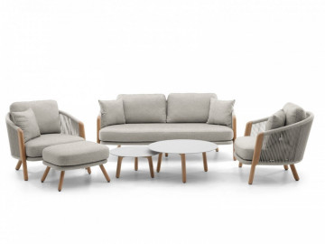 Комплект садовой мебели HAVEN мокка