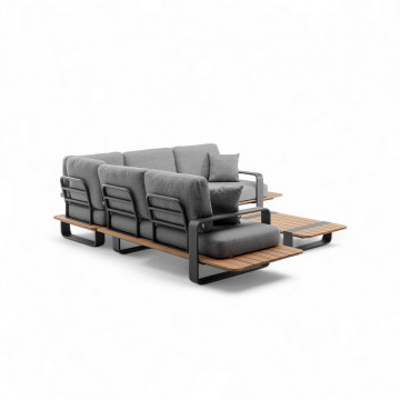 Комплект садовой мебели DOX антрацит