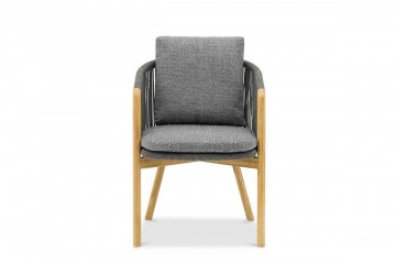Кресло  HAVEN teak антрацит