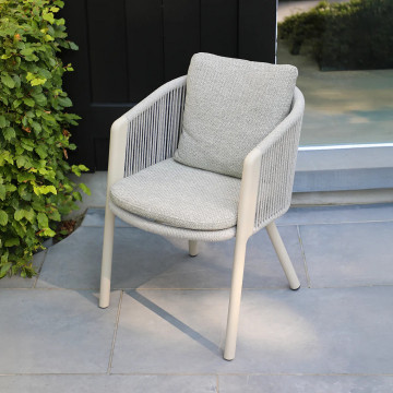 Кресло  HAVEN alu мокка