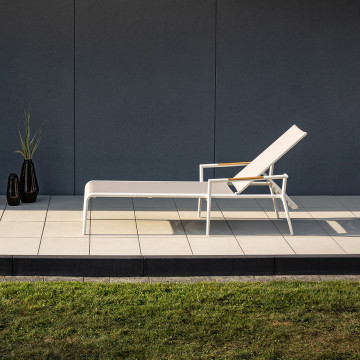 Шезлонг садовый PETRA мокка