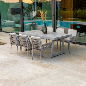 Комплект садовой мебели CLUB I серо-бежевый