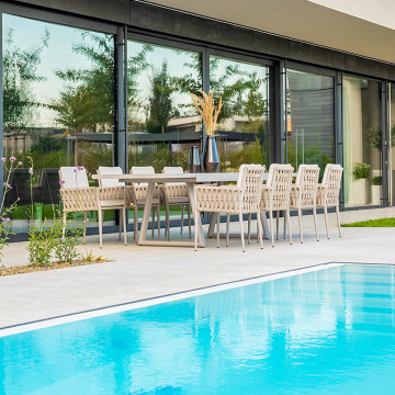 Комплект садовой мебели CLUB II серо-бежевый