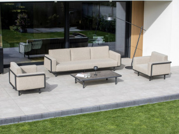 Комплект садовой мебели AURA антрацит