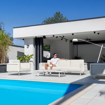 Комплект садовой мебели AURA белый