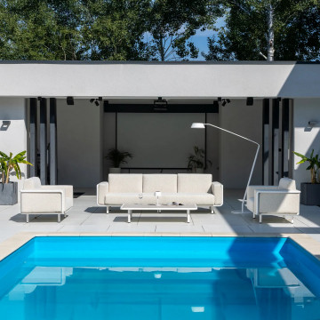 Комплект садовой мебели AURA белый