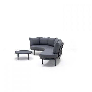 Комплект садовой мебели CLOUDY антрацит