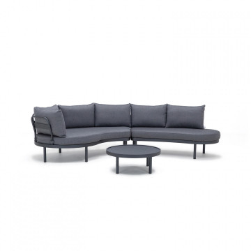 Комплект садовой мебели CLOUDY антрацит